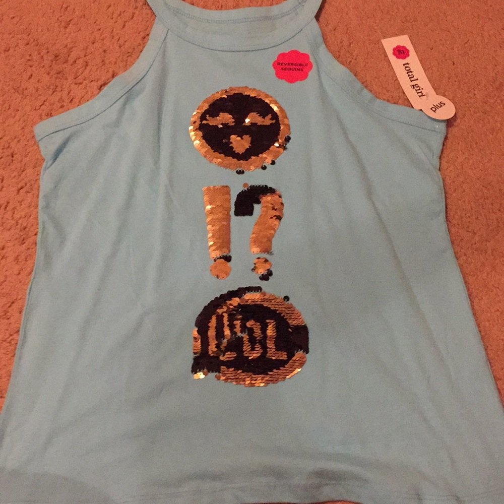 Cute tank top with emojis